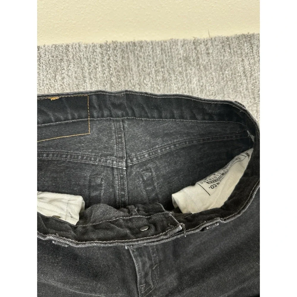 vintage levis 550 faded black relaxed baggy fit jeans size 12 L 30x32 WOMENS